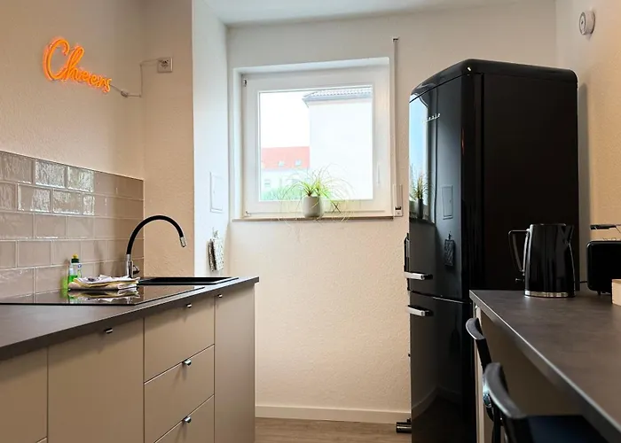 Am Park - Boxspringbett, Balkon, Smarttv, Familienfreundlich Daire Halle (Saale)